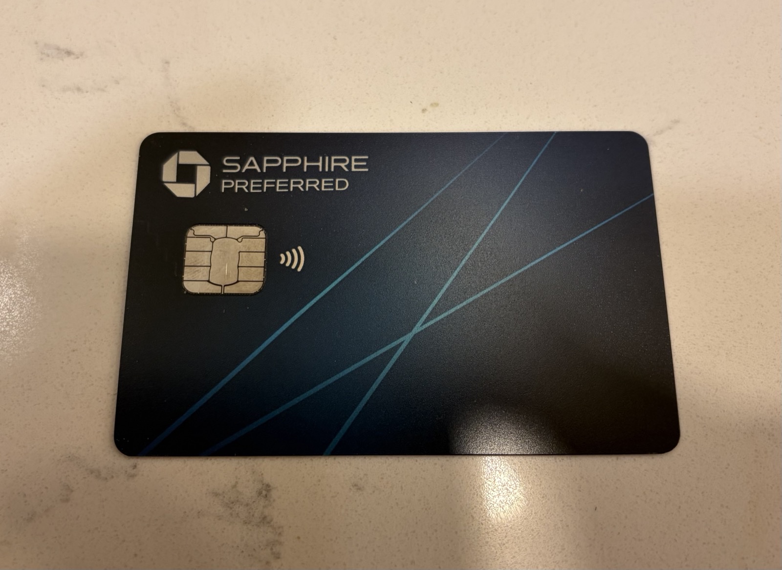 Chase Sapphire Preferredのカード券面