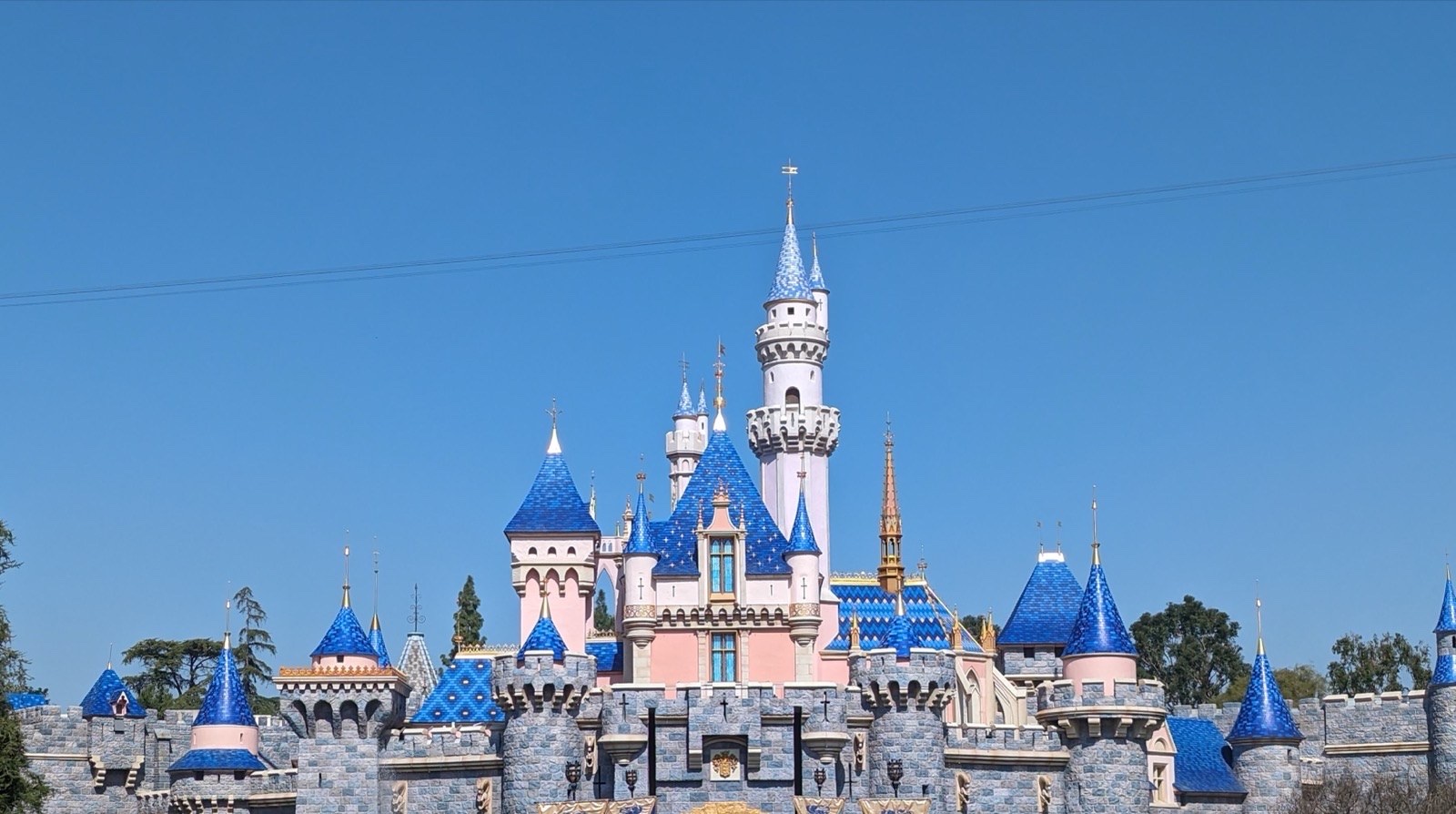 ディズニーランドのシンボル、スリーピング・ビューティ・キャッスル